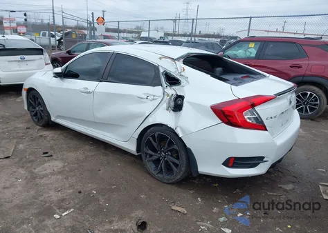 2019 Honda Civic Sport from USA, damaged, VIN 19XFC2F81KE002960
